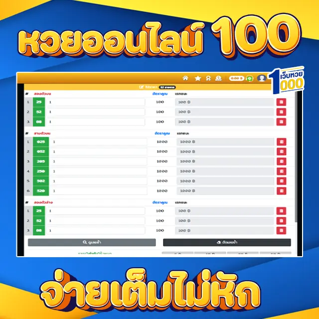 หวยออนไลน์ 100